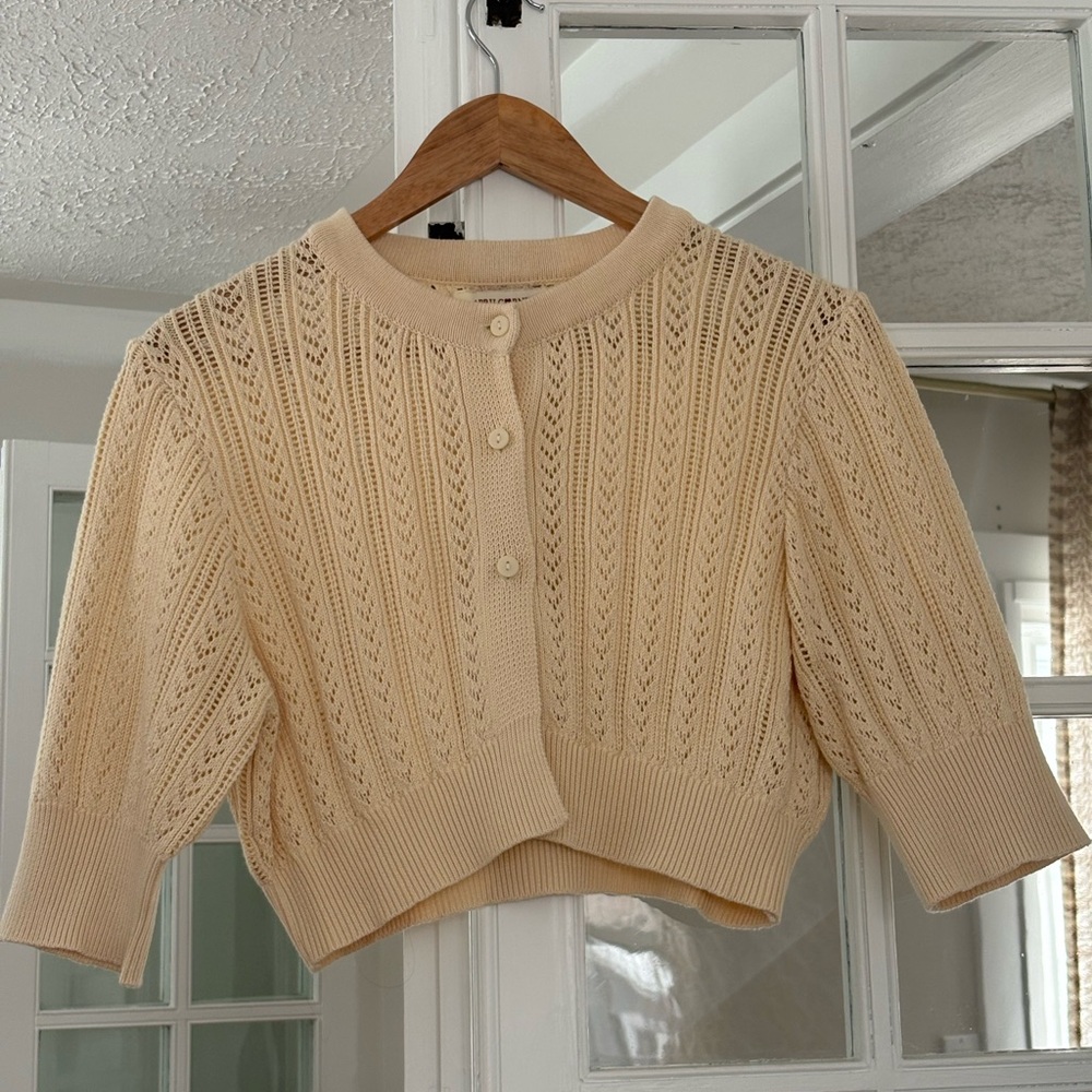 April Cornell Cream Knit Women's Sweater